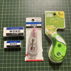 修正テープ　消しゴム