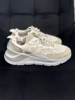 D・A・T・E FUGA ダットスニーカーホワイト&シルバー24.5cmのサムネイル