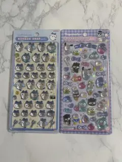 【正規品】サンリオボンボンドロップシール 第2弾　はぴだんぶい　ハチワレ