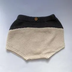 バースデイ futafuta パンダ ニットショートパン 70 80
