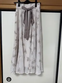 Rirandture 花柄ロングスカート フレア XSのサムネイル