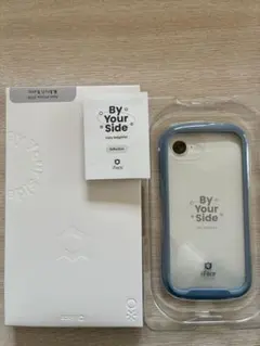 iFace iPhone 16e ケース 透明/青