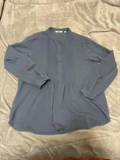 レーヨンピンタックプルオーバーブラウス（長袖）