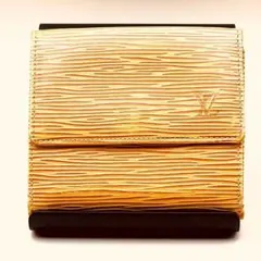 最終価格　ルイヴィトン ポルトモネ エピ カルトクレディ M63489　イエロー