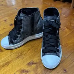 RUCO LINE ハイカットスニーカー ブラック/シルバー