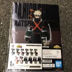 ヒロアカ一番くじクリアファイル　ステッカーセット爆豪