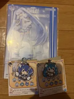 【一番くじ】雪ミク　C賞 雪ミク2011ビッグアクリルスタンド ラバーストラップ