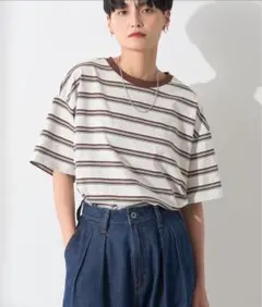 【新作】AMERICAN HOLIC レトロボーダープルオーバー