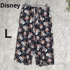 2283 ディズニー アリエル パンツ ネイビー Ｌ リトルマーメイド 部屋着