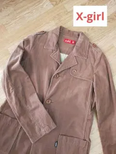 X-girl ブラウン ワンピース コート size 2のサムネイル