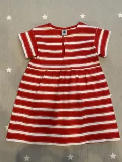 PETIT BATEAU 半袖ワンピース 36m/95cm