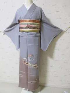 正絹　色留袖　お着物　一つ紋付 お値下げしました‼️ご購入者❣️ 楽天市場】色留袖 着物 正絹 フルセット 家紋入れは別途￥6000