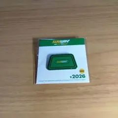 【新品・未開封】SUBWAY　サブウェイ　ピンバッジ　非売品　トレー