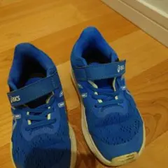 asics スニーカー 18.5cm 青