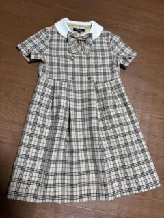BURBERRY チェック柄 半袖　フォーマルワンピース