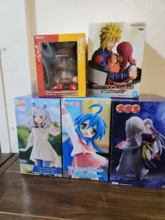 新作プライズフィギュア10個 NARUTO 犬夜叉 ウマ娘 らきすた ルパン