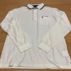 Munsingwear★長袖ポロシャツ　Mサイズ★白