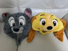 ディズニー　ファンキャップ　わんわん物語レディー、トランプ