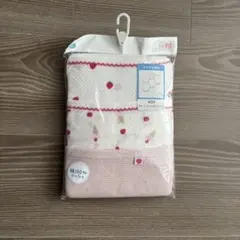 【新品未開封】キャミソールロンパース　肌着　3枚セット　綿100　いちご　90