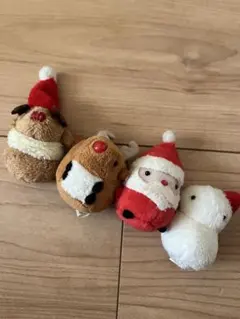 クリスマス オーナメント 置き物 飾り 人形 ぬいぐるみ ミニサイズ