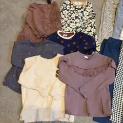 女の子　長袖長ズボン服セット 100〜110センチまとめ売り