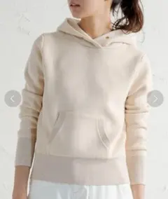 極美品✨LoungeDress ラウンジドレス ベージュ ニットパーカーＦ