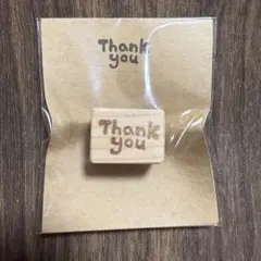 579＊消しゴムはんこ＊thank you