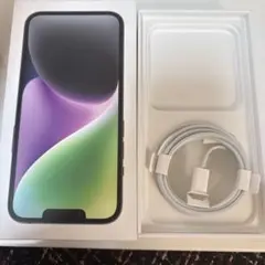 iPhone 14空箱　充電ケーブル　ステッカー付