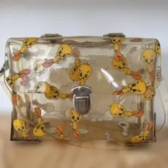 超レア　ビンテージ　トゥイーティー 透明ショルダーバッグ