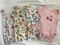 Next ベビー 女の子用ロンパース4点セット売り　up to 3mths