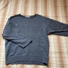 ジャーナルスタンダードレリューム ペイントスプラッター 長袖トレーナー