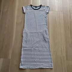 URBAN RESEARCH DOORS ストライプ 半袖ワンピース