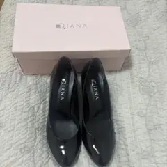 D.I.A.N.A. ブラック パンプス 24cm 箱付き