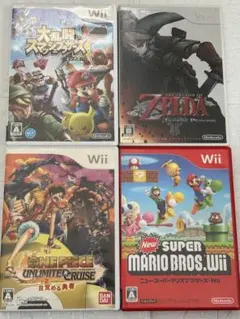 ⭐️24時間以内発送⭐️ Wiiソフトまとめ売り　4本セット　スマブラx