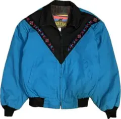 80s SANTA FE TRAIL ネイティブ柄スウィングトップ　USA製