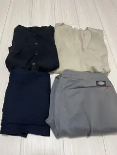 衣類5点セット（カーディガン、セーター、パンツ、ジャケット）