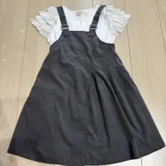 プティマイン120 Tシャツ　ブランシェス110 ジャンバースカート