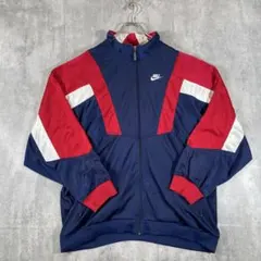 90s ヴィンテージ 銀タグ◆NIKE【XL】トラックジャケット/マルチカラー