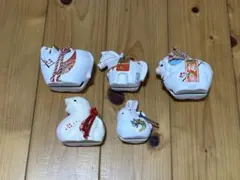 値下　土鈴 干支　縁起物　陶器　22体（20＋2）のサムネイル