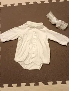 ミキハウス セレモニースーツ 70 ホワイト