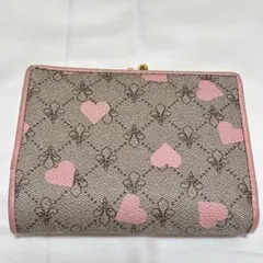 PATRICKCOX パトリックコックス がま口 二つ折り財布 ピンク ハートのサムネイル