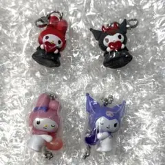 サンリオ マイメロ クロミ ガチャガチャ キーホルダー チャーム4種セット