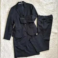 ESPRITMURレディースリクルートスーツ　3点セット　ブラックスーツ　7号