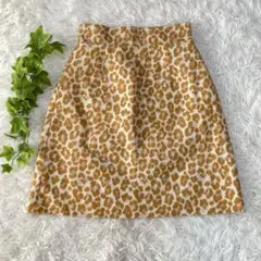 【美品】JILLSTUARTのヒョウ柄 Aラインスカート