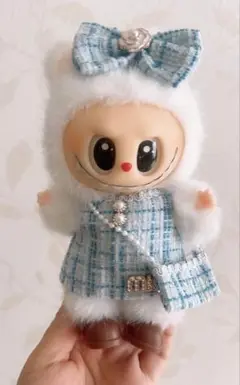 ラブブ服　17cmらぶふ服　着せ替えlabubu洋服　ぬい服４点セット