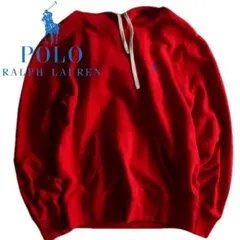 【POLO RALPH LAUREN】パーカー フーディー 赤☆