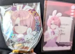 有村麻央　gigo限定 特典ランダム　クリアカード　オーロラ箔押し缶バッジ