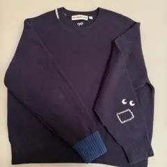 ユニクロ　ANYA HINDMARCH ネイビー セーター M