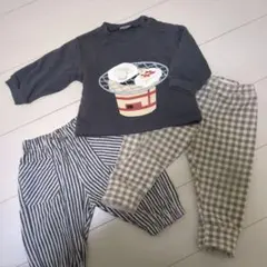 トレーナー，パンツ　80cm 90cm ３点セット