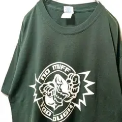 ギルダン ノーマフトゥータフ ロゴ Tシャツ グリーン 緑 L 古着